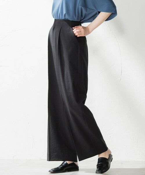 la.f... / ラ・エフ その他パンツ | ドライシャンタンワイドパンツ≪洗濯機で洗える≫ | 詳細7