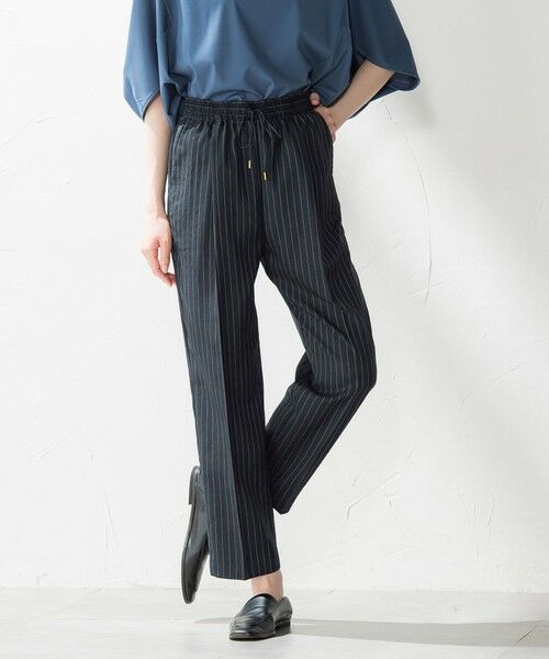 la.f... / ラ・エフ その他パンツ | 【WEB限定】タンブラーブッチャーテーパードパンツ≪手洗い可能≫（ダークネイビー）