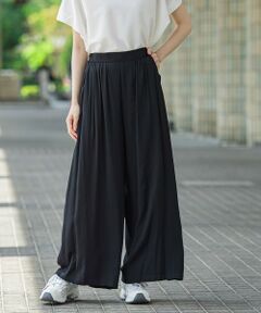 la.f... / ラ・エフ その他パンツ | 【WEB限定】ガウチョワイドパンツ≪手洗い可能≫