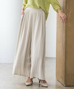 la.f... / ラ・エフ その他パンツ | 【WEB限定】ガウチョワイドパンツ≪手洗い可能≫