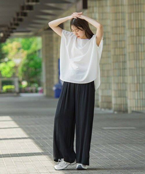 la.f... / ラ・エフ その他パンツ | 【WEB限定】ガウチョワイドパンツ≪手洗い可能≫ | 詳細3