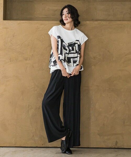 la.f... / ラ・エフ その他パンツ | 【WEB限定】ガウチョワイドパンツ≪手洗い可能≫ | 詳細5