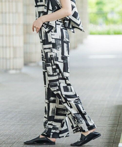 la.f... / ラ・エフ その他パンツ | 【WEB限定】配色スカーフプリントワイドパンツ≪手洗い可能≫ | 詳細7