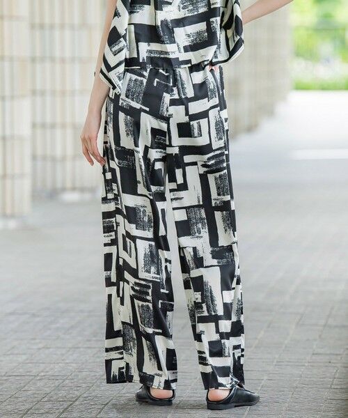 la.f... / ラ・エフ その他パンツ | 【WEB限定】配色スカーフプリントワイドパンツ≪手洗い可能≫ | 詳細8