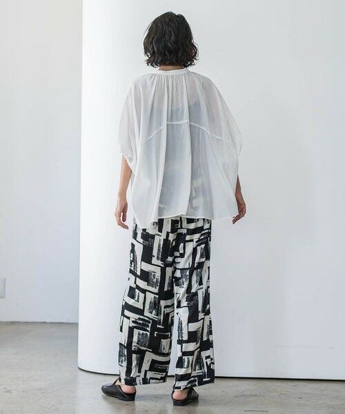 la.f... / ラ・エフ その他パンツ | 【WEB限定】配色スカーフプリントワイドパンツ≪手洗い可能≫ | 詳細3