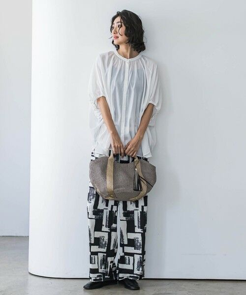 la.f... / ラ・エフ その他パンツ | 【WEB限定】配色スカーフプリントワイドパンツ≪手洗い可能≫ | 詳細4