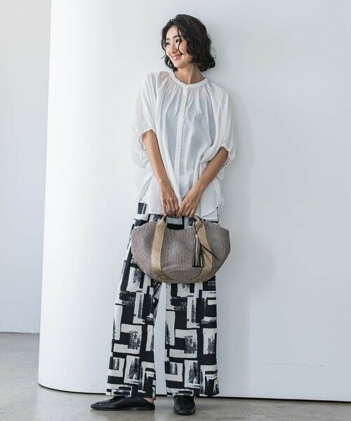 la.f... / ラ・エフ その他パンツ | 【WEB限定】配色スカーフプリントワイドパンツ≪手洗い可能≫ | 詳細6