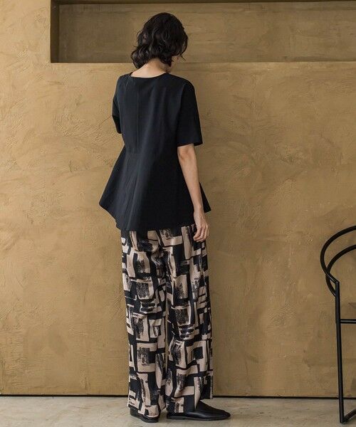 la.f... / ラ・エフ その他パンツ | 【WEB限定】配色スカーフプリントワイドパンツ≪手洗い可能≫ | 詳細17