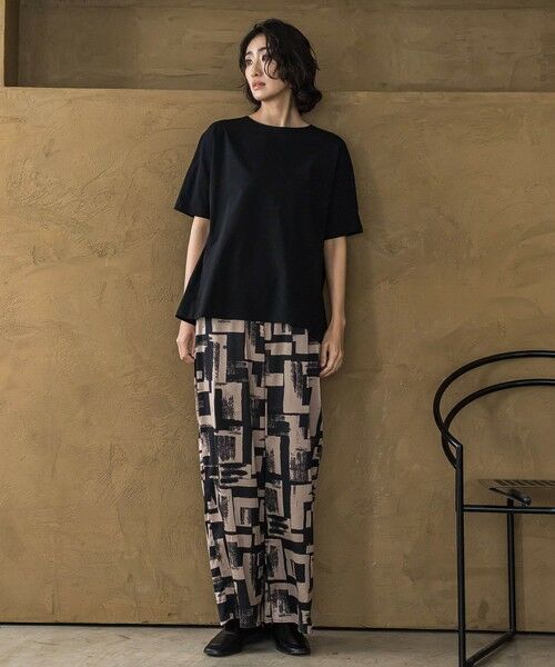 la.f... / ラ・エフ その他パンツ | 【WEB限定】配色スカーフプリントワイドパンツ≪手洗い可能≫ | 詳細18