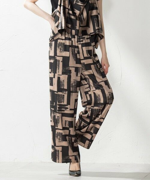 la.f... / ラ・エフ その他パンツ | 【WEB限定】配色スカーフプリントワイドパンツ≪手洗い可能≫ | 詳細19