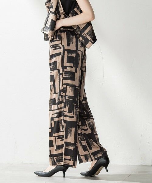 la.f... / ラ・エフ その他パンツ | 【WEB限定】配色スカーフプリントワイドパンツ≪手洗い可能≫ | 詳細20