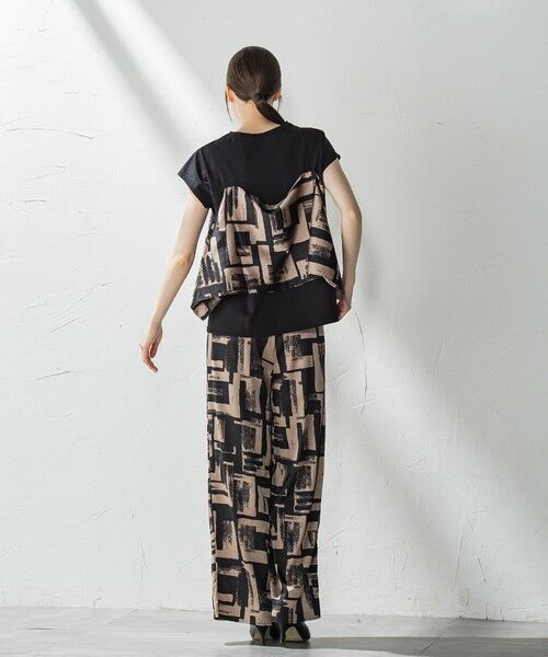 la.f... / ラ・エフ その他パンツ | 【WEB限定】配色スカーフプリントワイドパンツ≪手洗い可能≫ | 詳細23