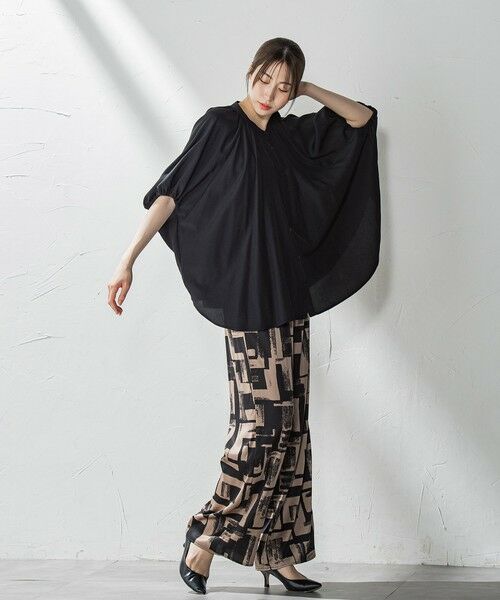 la.f... / ラ・エフ その他パンツ | 【WEB限定】配色スカーフプリントワイドパンツ≪手洗い可能≫ | 詳細25