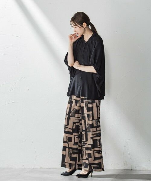 la.f... / ラ・エフ その他パンツ | 【WEB限定】配色スカーフプリントワイドパンツ≪手洗い可能≫ | 詳細26