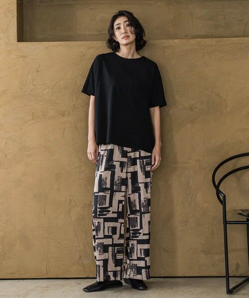 la.f... / ラ・エフ その他パンツ | 【WEB限定】配色スカーフプリントワイドパンツ≪手洗い可能≫ | 詳細15