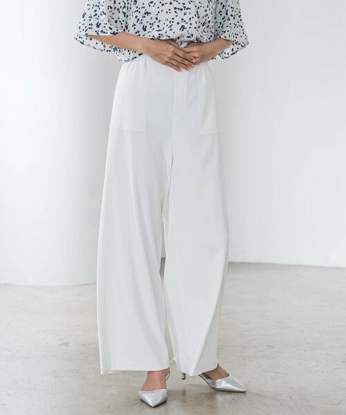 la.f... / ラ・エフ その他パンツ | パッチポケットワイドパンツ≪洗濯機で洗える≫ | 詳細1