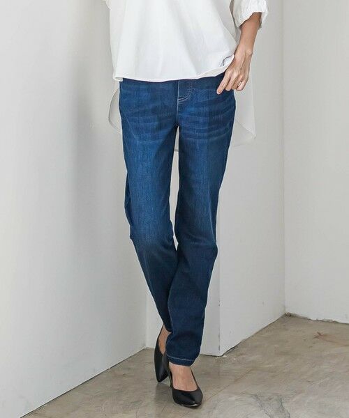 la.f... / ラ・エフ デニムパンツ | 【biyori】""しゃがんでも走っても、ノンストレス""デニムレギパン≪洗濯機で洗える≫ | 詳細10