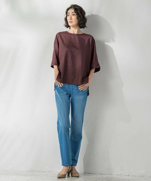 la.f... / ラ・エフ デニムパンツ | 【biyori】""しゃがんでも走っても、ノンストレス""デニムレギパン≪洗濯機で洗える≫ | 詳細30