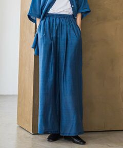 la.f... / ラ・エフ デニムパンツ | 【biyori】""風と歩く、大人のシアー""デニムワイドパンツ≪洗濯機で洗える≫