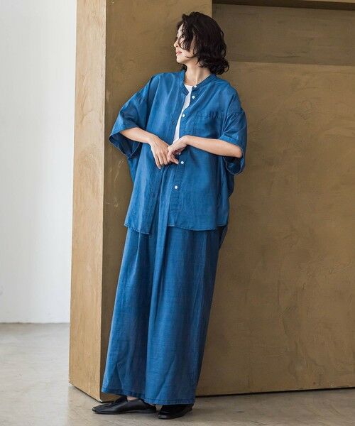 la.f... / ラ・エフ デニムパンツ | 【biyori】""風と歩く、大人のシアー""デニムワイドパンツ≪洗濯機で洗える≫ | 詳細2