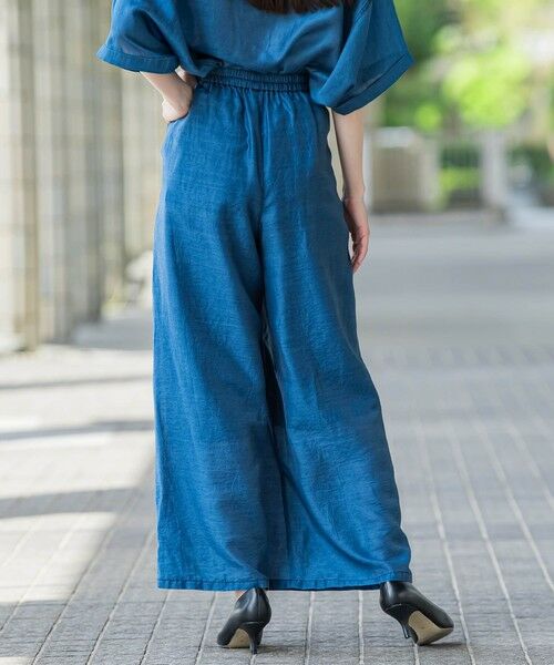 la.f... / ラ・エフ デニムパンツ | 【biyori】""風と歩く、大人のシアー""デニムワイドパンツ≪洗濯機で洗える≫ | 詳細5