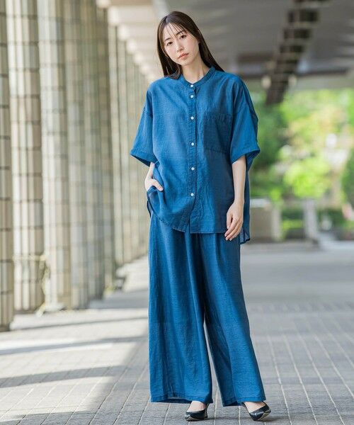 la.f... / ラ・エフ デニムパンツ | 【biyori】""風と歩く、大人のシアー""デニムワイドパンツ≪洗濯機で洗える≫ | 詳細6