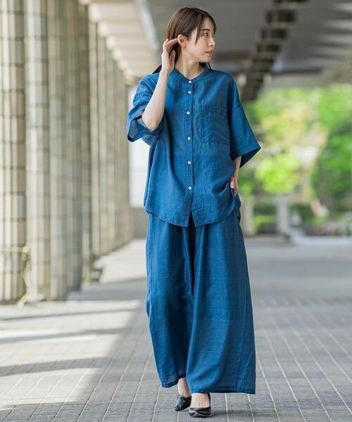 la.f... / ラ・エフ デニムパンツ | 【biyori】""風と歩く、大人のシアー""デニムワイドパンツ≪洗濯機で洗える≫ | 詳細7