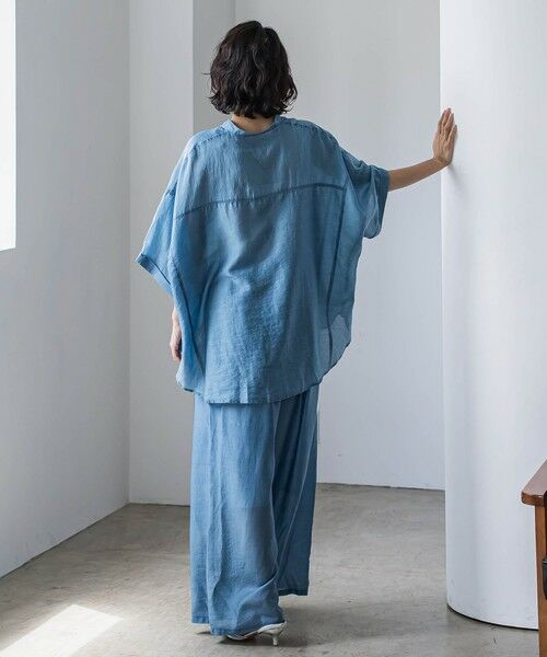 la.f... / ラ・エフ デニムパンツ | 【biyori】""風と歩く、大人のシアー""デニムワイドパンツ≪洗濯機で洗える≫ | 詳細11