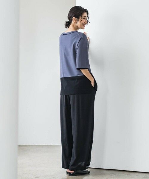 la.f... / ラ・エフ ニット・セーター | Tシャツ風ニットプルオーバー≪手洗い可能≫ | 詳細13