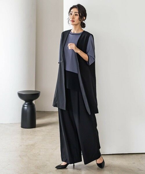 la.f... / ラ・エフ ニット・セーター | Tシャツ風ニットプルオーバー≪手洗い可能≫ | 詳細16