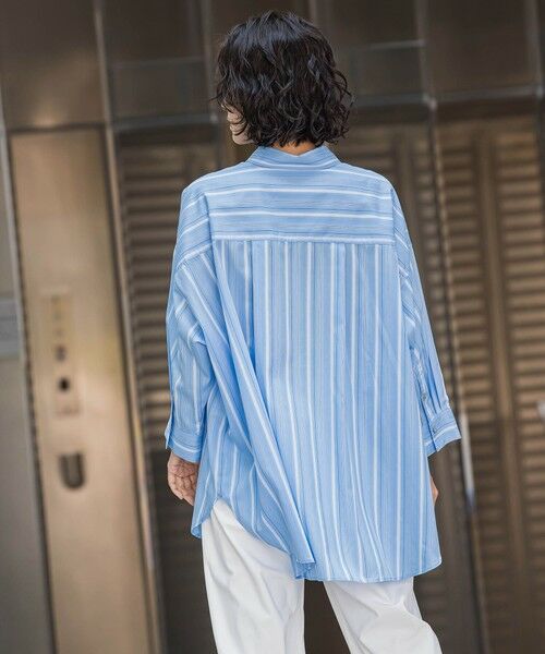 la.f... / ラ・エフ シャツ・ブラウス | オーバーサイズストライプシャツ≪洗濯機で洗える≫ | 詳細8