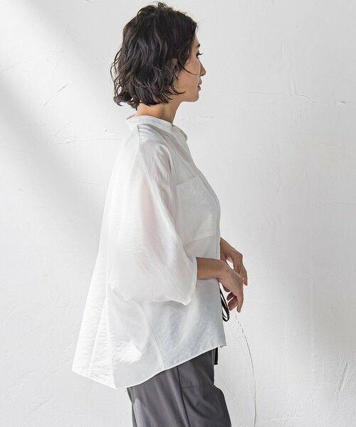 la.f... / ラ・エフ シャツ・ブラウス | シアーバンブーブラウス≪洗濯機で洗える≫ | 詳細4