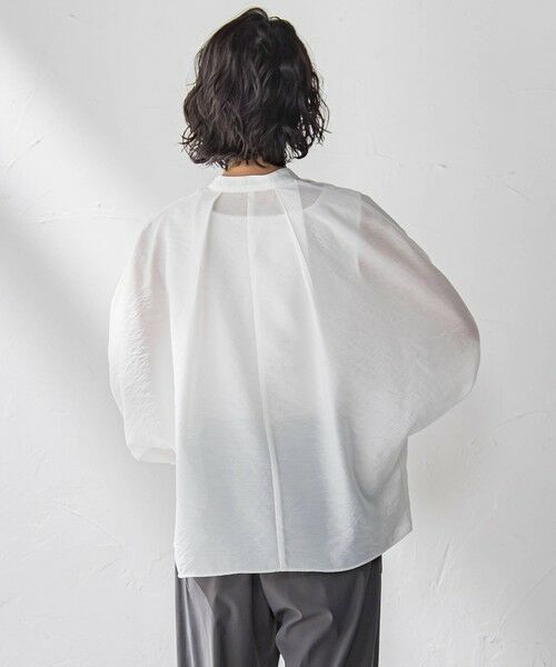 la.f... / ラ・エフ シャツ・ブラウス | シアーバンブーブラウス≪洗濯機で洗える≫ | 詳細5