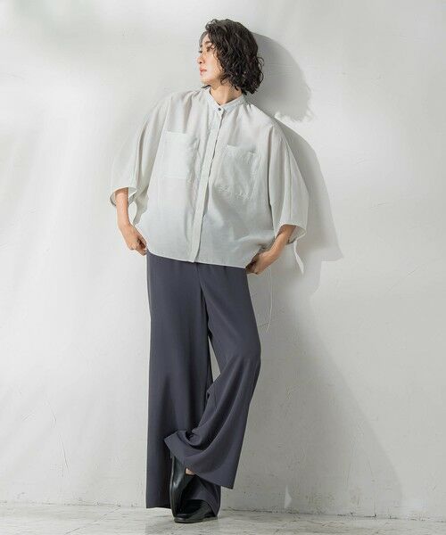 la.f... / ラ・エフ シャツ・ブラウス | シアーバンブーブラウス≪洗濯機で洗える≫ | 詳細13