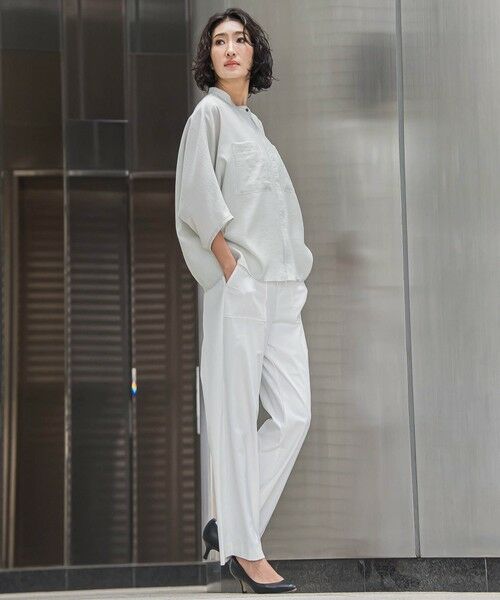 la.f... / ラ・エフ シャツ・ブラウス | シアーバンブーブラウス≪洗濯機で洗える≫ | 詳細17