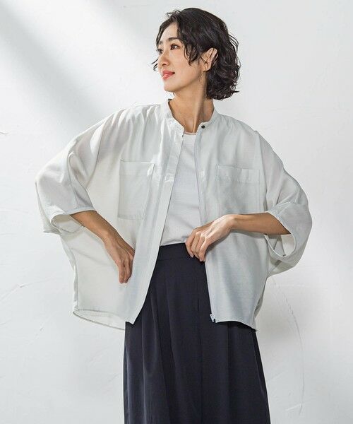 la.f... / ラ・エフ シャツ・ブラウス | シアーバンブーブラウス≪洗濯機で洗える≫ | 詳細21