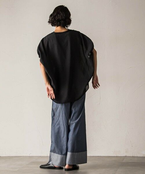 la.f... / ラ・エフ シャツ・ブラウス | 【biyori】""さらり、ふわり""自然体でいられる上品ブラウス《手洗い可能》 | 詳細13