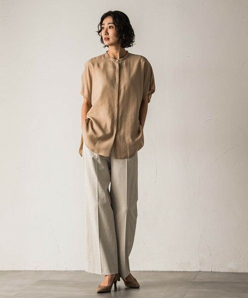 la.f... / ラ・エフ シャツ・ブラウス | 【biyori】""さらり、ふわり""自然体でいられる上品ブラウス《手洗い可能》 | 詳細24