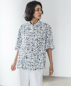 la.f... / ラ・エフ シャツ・ブラウス | 手描きドットプリントシャツ≪洗濯機で洗える≫