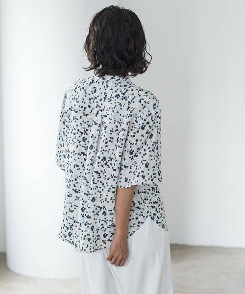 la.f... / ラ・エフ シャツ・ブラウス | 手描きドットプリントシャツ≪洗濯機で洗える≫ | 詳細3