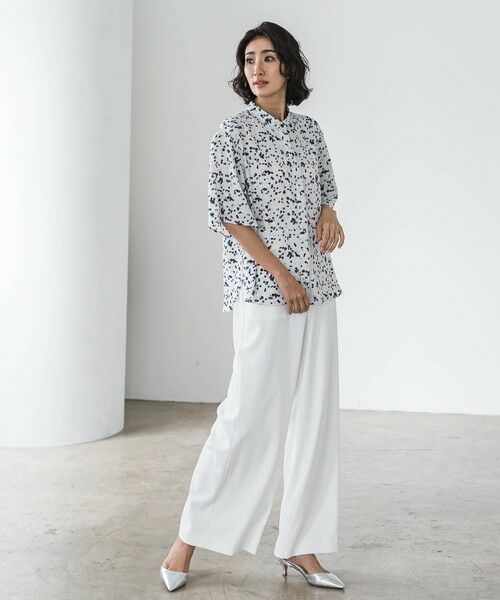 la.f... / ラ・エフ シャツ・ブラウス | 手描きドットプリントシャツ≪洗濯機で洗える≫ | 詳細5