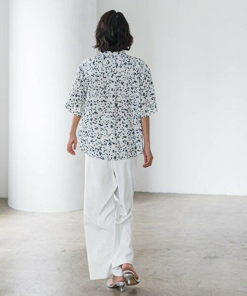 la.f... / ラ・エフ シャツ・ブラウス | 手描きドットプリントシャツ≪洗濯機で洗える≫ | 詳細7