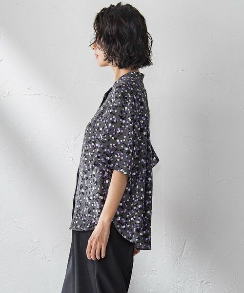 la.f... / ラ・エフ シャツ・ブラウス | 手描きドットプリントシャツ≪洗濯機で洗える≫ | 詳細17