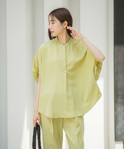 la.f... / ラ・エフ シャツ・ブラウス | 【WEB限定】タンブラーブッチャーブラウス≪手洗い可能≫ | 詳細1