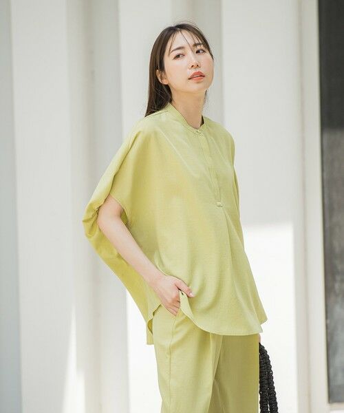 la.f... / ラ・エフ シャツ・ブラウス | 【WEB限定】タンブラーブッチャーブラウス≪手洗い可能≫ | 詳細2