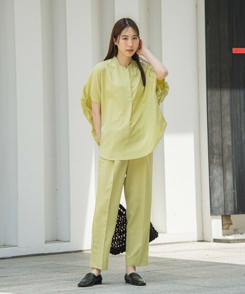 la.f... / ラ・エフ シャツ・ブラウス | 【WEB限定】タンブラーブッチャーブラウス≪手洗い可能≫ | 詳細4