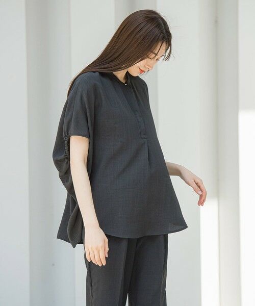 la.f... / ラ・エフ シャツ・ブラウス | 【WEB限定】タンブラーブッチャーブラウス≪手洗い可能≫ | 詳細9