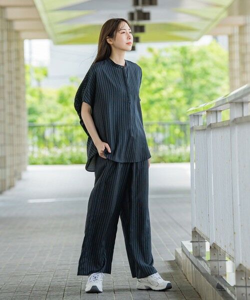 la.f... / ラ・エフ シャツ・ブラウス | 【WEB限定】タンブラーブッチャーブラウス≪手洗い可能≫ | 詳細17