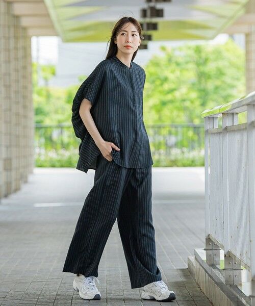 la.f... / ラ・エフ シャツ・ブラウス | 【WEB限定】タンブラーブッチャーブラウス≪手洗い可能≫ | 詳細18