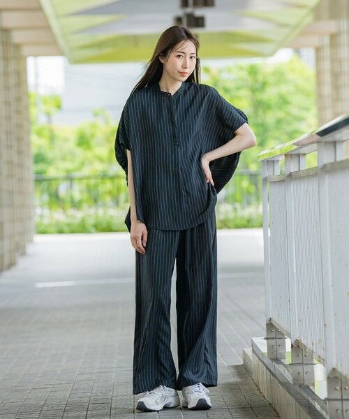 la.f... / ラ・エフ シャツ・ブラウス | 【WEB限定】タンブラーブッチャーブラウス≪手洗い可能≫ | 詳細19